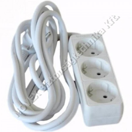 KIEGÉSZÍTŐ - Stilo - STI765 Hálózati elosztó 5m MT 3x1,5mm2 vezetékkel