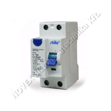KIEGÉSZÍTŐ - Stilo - STI785 Fi relé 2P 16A 30mA A típusú
