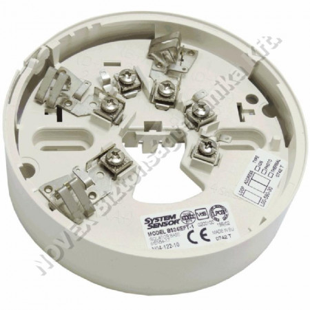 KIEGÉSZÍTŐ - System Sensor - B524IEFT ALJZAT Izolátoros aljzat lapos