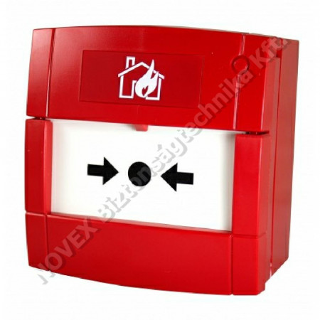 KIEGÉSZÍTŐ - System Sensor - MCP3A-R02 JELADÓ Kézi jeladó, piros, 1VK, műanyag Logo + SR, égő-ház