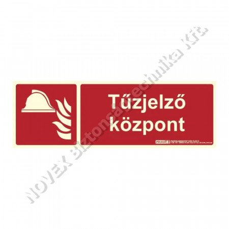 KIEGÉSZÍTŐ - Tábla - Tűzjelző központ UV tábla 300x100mm