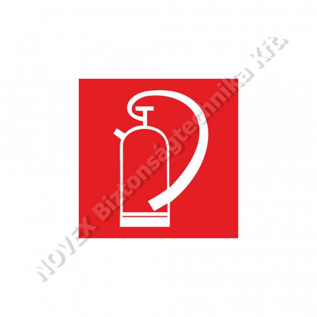 KIEGÉSZÍTŐ - Tábla - Tűzoltó készülék, utánvilágító műanyag 150x150