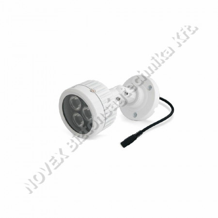 KIEGÉSZÍTŐ - Techson - TCIR3060W infrareflektor 60 fokos szög 12VDC 3 power led