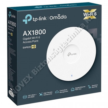 KIEGÉSZÍTŐ - TPLink - EAP620 HD Wireless Access Point Dual Band AX1800