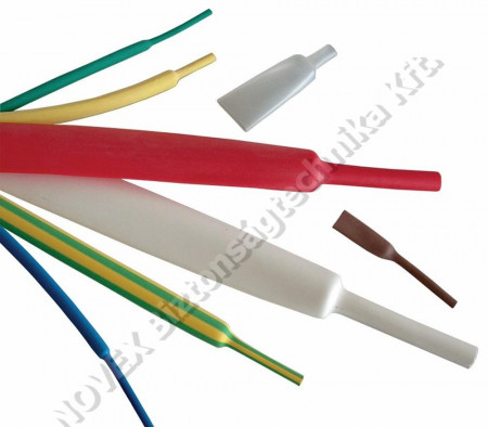 KIEGÉSZÍTŐ - Tracon - Zsugorcső 12.7-6.4 mm fekete ZS127