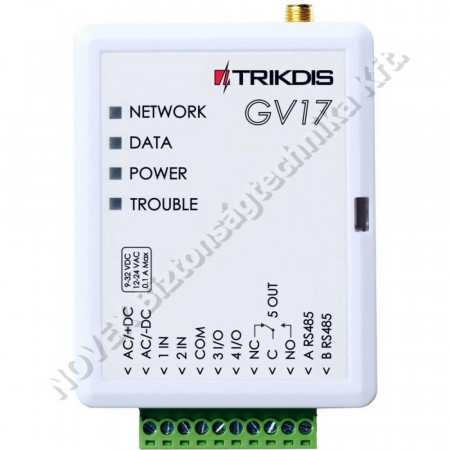KIEGÉSZÍTŐ - Trikdis - GV17-2G 2G kapu és általános okosotthon vezérlő (+GSM ANT01S)
