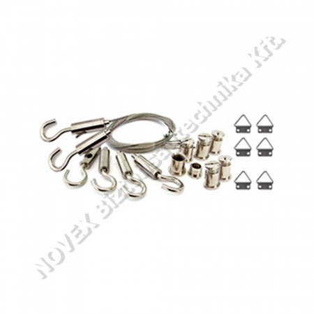 KIEGÉSZÍTŐ - Videosec - HANG-6 LED Panel Függesztő szett, 6db/szet