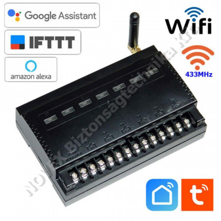 KIEGÉSZÍTŐ - Videosec - KRC-102 6csatornás RF+WiFi vevőegység