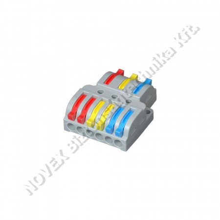 KIEGÉSZÍTŐ - Videosec - LT-633 3x 2-irányú gyorscsatlakozós vezeték toldó-elosztó (0,4-4mm2)