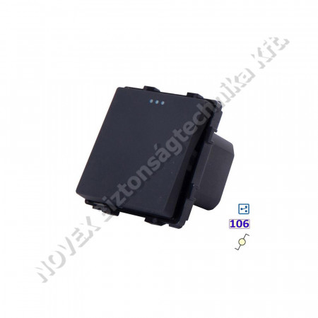 KIEGÉSZÍTŐ - Videosec - MP-002B Váltókapcsoló modul(106), 1 áramkör, fekete színű