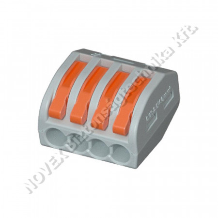 KIEGÉSZÍTŐ - Videosec - PCT-214 4x Gyorscsatlakozó minden vezeték típushoz, 0.4~4 mm2, 50db/csomag