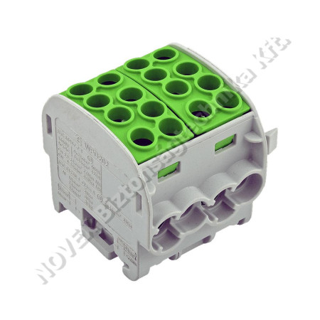 KIEGÉSZÍTŐ - Weidmüller - WEI1561620000 Fővezeték sorkapocs 4x 35/4x25mm2 zöldsárga WPD 202