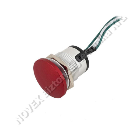 KIEGÉSZÍTŐ - Yli - M3-rd (4977) nyomógomb /NO/NC/COM) piros