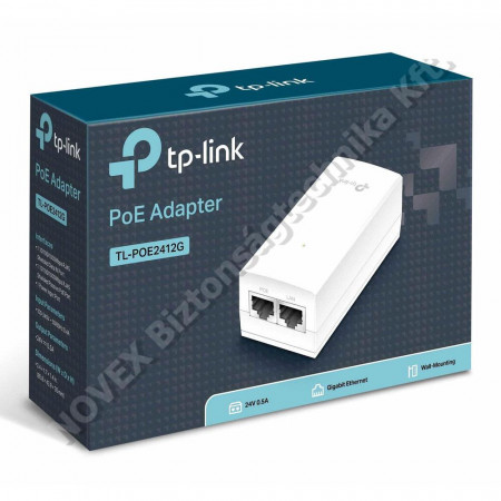 KIEGÉSZÍZŐ - TPLink - TL-POE2412G Gigabit 24VDC Passive Poe