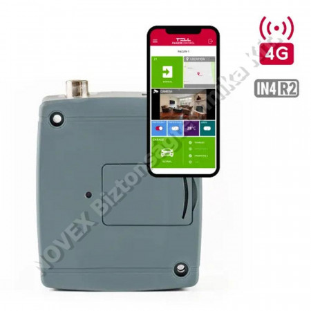 KOMMUNIKÁTOR - T.E.L.L. - Pager7 4G kommunikátor, 4 zónabem, 2 relés ki, Pager7-4G-IN4-R2