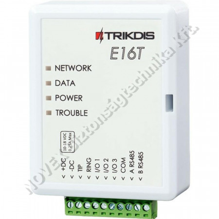 KOMMUNIKÁTOR - Trikdis - E16T TIP RING Ethernet kommunikátor / átjelző