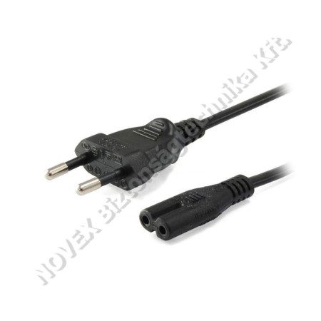 LAN KÁBEL - Equip - 112160 Notebook,tápkábel,nem földelt 1,8m)