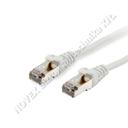 LAN KÁBEL - Equip - S/FTP patch kábel,CAT6A,LSOH,fehér,1m(606003)
