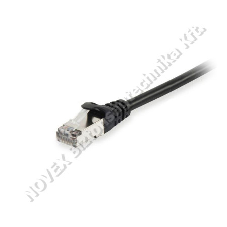 LAN KÁBEL - Equip - S/FTP patch kábel CAT6A,LSOH,fekete,0,5, (606102)