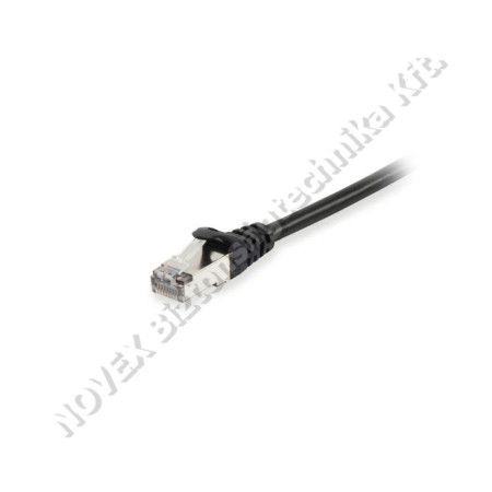 LAN KÁBEL - Equip - S/FTP patch kábel CAT6A,LSOH,fekete,2m (606104)