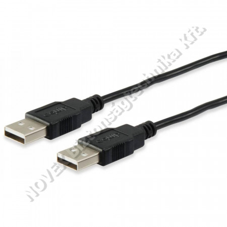 LAN KÁBEL - Equip - USB2.0 A-aA kábel, apa-apa, duplán árnyékolt,1,8m (128870)