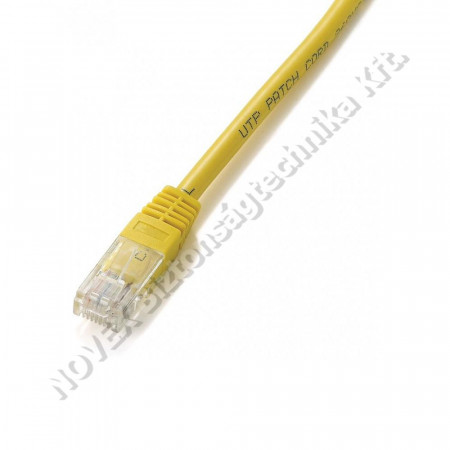 LAN KÁBEL - Equip - UTP patch kábel Cat5e, sárga, 1m (825460)