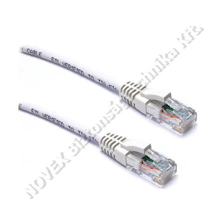 LAN KÁBEL - Excel - 2m UTP CAT6 patch kábel fehér (100-417)