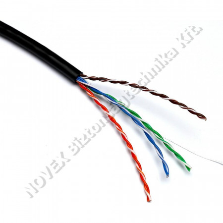 LAN KÁBEL - Excel - UTP Cat5e kültéri falikábel 305m-es fekete, (100-090)