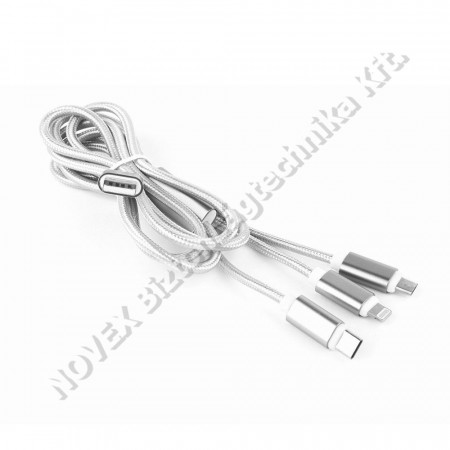 LAN KÁBEL - Gembird - CC-USB2-AM31-1M-S 3-in-1