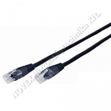 LAN KÁBEL - Gembird - PP12-5M/BK CAT5e U-UTP patch kábel 5m fekete