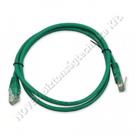 LAN KÁBEL - N/A - Patch kábel 0,5m cat5e zöld