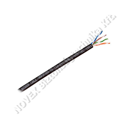 LAN KÁBEL - N/A - UTP Kültéri légkábel Cat6 CU PE