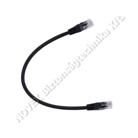 LAN KÁBEL - Safire - UTP6-H-05BK patch kábel, Cat6, 0,5m