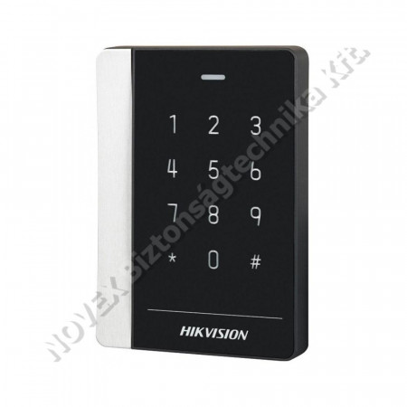OLVASÓ - Hikvision - DS-K1102AEK Kártyaolvasó 125kHz (EM); RS485 és Wiegand kimenet; billentyűzettel
