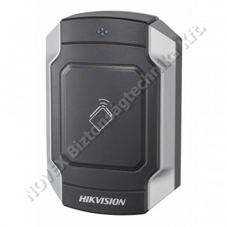 OLVASÓ - Hikvision - DS-K1104M Kártyaolvasó 13.56 MHz (Mifare), RS485 és Wiegand kimenet, kült