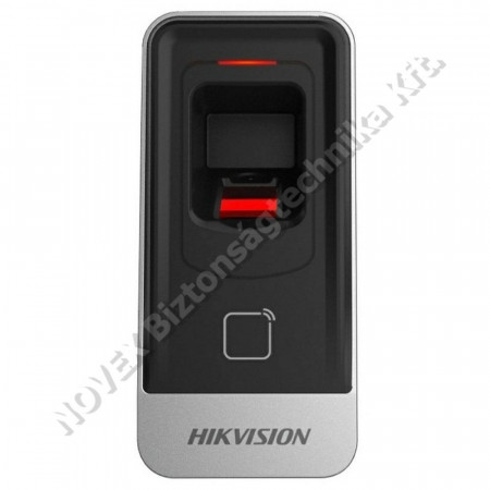 OLVASÓ - Hikvision - DS-K1201AEF Kártya- 125 kHz (EM) és ujjnyomatolvasó, RS485 kimenet