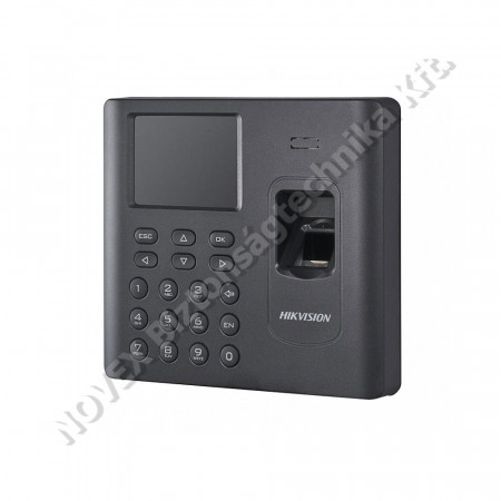 OLVASÓ - Hikvision - DS-K1A802AEF-B Munkaidő terminál; ujjnyomat- és EM hitelesítéssel