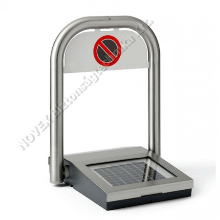 PARKSUN parkolásgátló beépített vezérléssel és S504 rádióvevővel,távvezérlővel,napelemes verzió