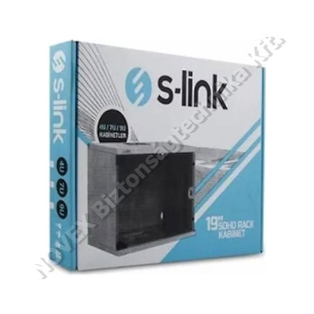 RACK - N/A - S-Link - 9U 19\" fali kivitel (400x530x400m,fekete (36093)