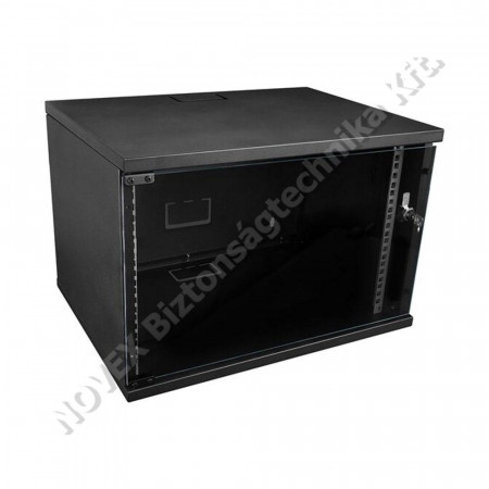 RACK - N/A - S-Link rackszekrény - 7U 19\" fali kivtel (320x530x400mm,Flatpack,fekete) 34386