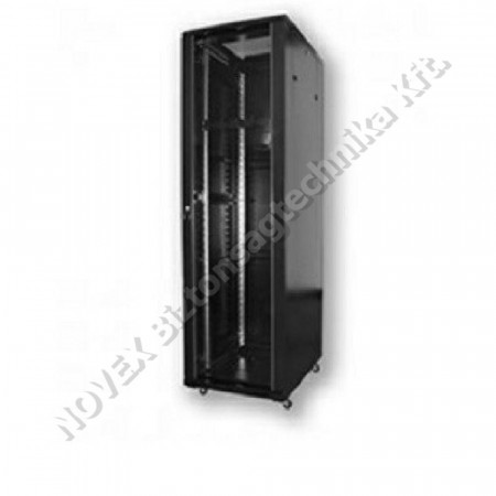 RACK - Techson - 37U álló kivitel 600x600 üvegajtós fekete