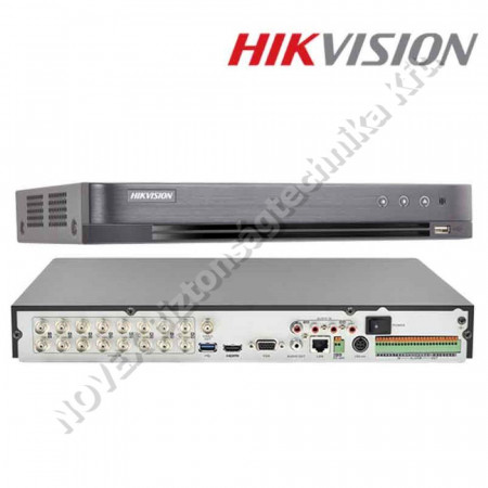 RÖGZÍTŐ - Hikvision - DS-7216HUHI-K2 (S) 16 csatornás THD DVR