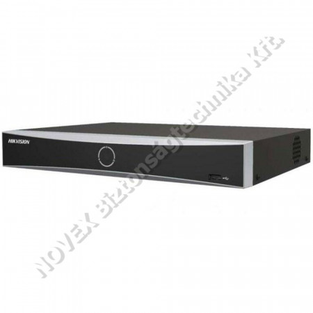 RÖGZÍTŐ - Hikvision - DS-7608NXI-K1/Alarm4+1 8 csatornás AcuSense NVR; 80/80 Mbps be-/kimeneti sáv.