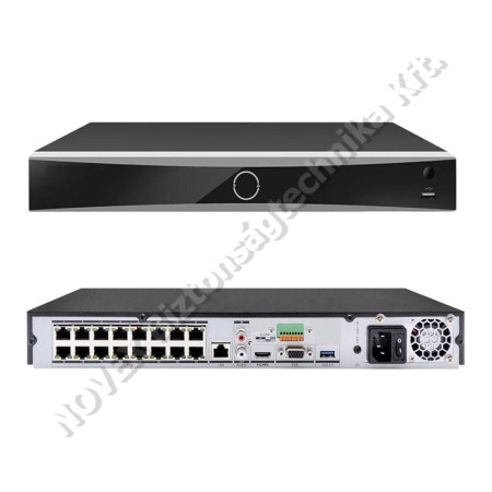 RÖGZÍTŐ - Hikvision - DS-7616NXI-K2/16P 16 csatornás AcuSense PoE NVR