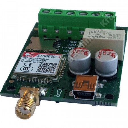 KOMMUNIKÁTOR - Securecom - SS21 GSM 2 be-1 kimenet, hőmérő