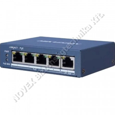 SWITCH - Hikvision - DS-3E0505P-E/M 5 portos Gbit PoE switch