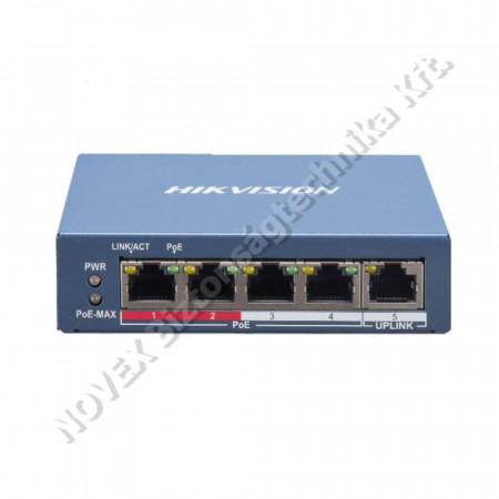 SWITCH - Hikvision - DS-3E1105P-EI(V2) 5 portos PoE switch