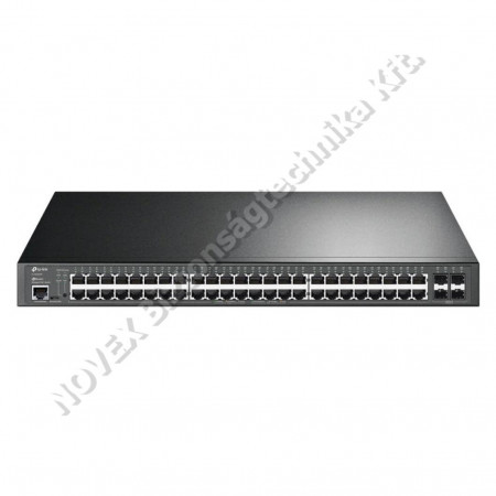 SWITCH - TPLink -TL-SG3452 JetStream48xGbE LAN 4xGbE SFP port L2+ menedzselheto