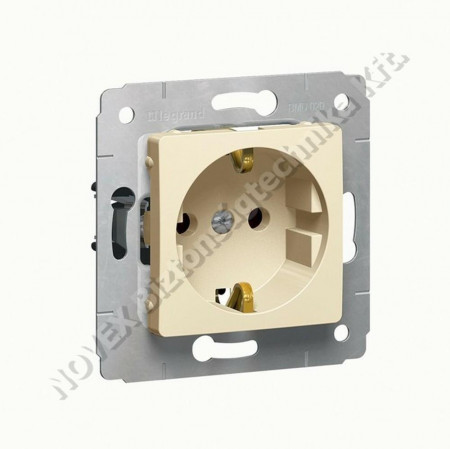 SZERELVÉNY - Legrand - Valena dugalj 2P + F elefántcsont (774320)