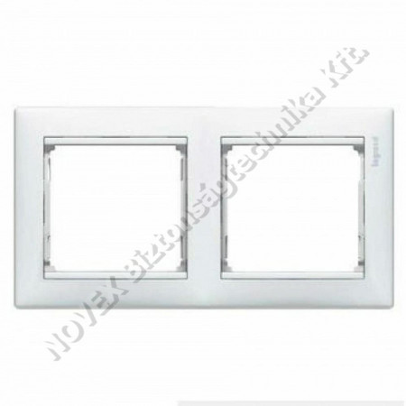 SZERELVÉNY - Legrand - Valena keret 2-es, vízszintes fehér (774452)